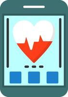 Heartbeat Icon Design Symbol vector