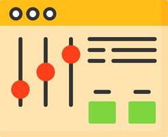 Filter Icon Design vector