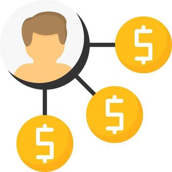 Affiliate Program Icon Design vector