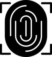 Biometric authentication Icon Design Symbol vector