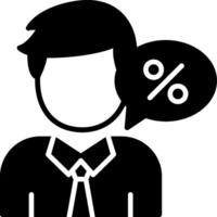 Tax advisor Icon Design Symbol vector
