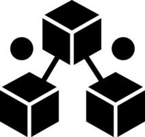 Blockchain Icon Design Symbol vector