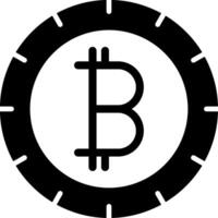 Bitcoin Icon Design Symbol vector
