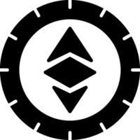 Ethereum Icon Design Symbol vector