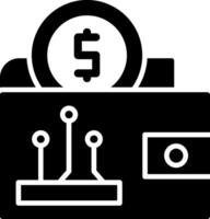 Digital wallet Icon Design Symbol vector