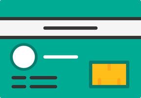 ATM card Icon Design Symbol vector
