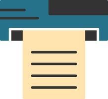 Print Icon Design vector