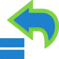 Backward Icon Design vector