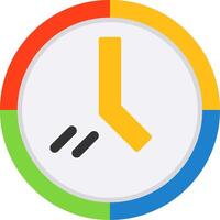 Clock Icon Design vector