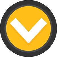Chevron Down Icon Design vector