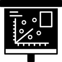 Scatter Plot Icon Design Symbol vector