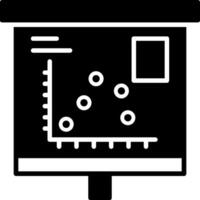 Scatter Graph Icon Design Symbol vector