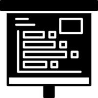 Horizontal Bars showing Icon Design Symbol vector