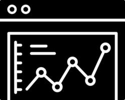 Website Falling Statistics Icon Design Symbol vector
