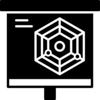 Radar Chart Icon Design Symbol vector