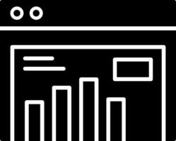 Website Statistics Icon Design Symbol vector