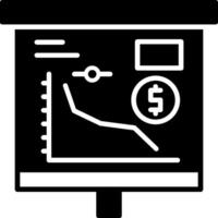 Falling economy Icon Design Symbol vector