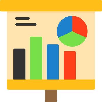 Graphical Representation Icon Design Symbol vector