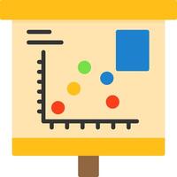 Scatter Graph Icon Design Symbol vector