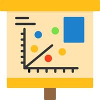 Scatter Plot Icon Design Symbol vector