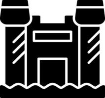 Sandcastle Icon Design Symbol vector