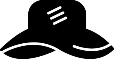 Beach hat Icon Design Symbol vector