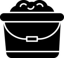 Sand bucket Icon Design Symbol vector