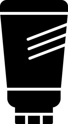 Sunscreen lotion Icon Design Symbol
