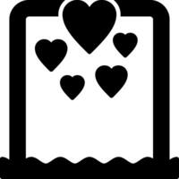 Beach wedding Icon Design Symbol vector