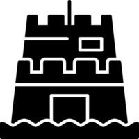 Sand sculpture Icon Design Symbol vector