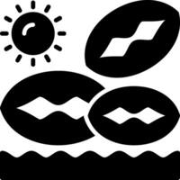 Beachcombing Icon Design Symbol vector