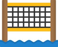 Beach volleyball net Icon Design Symbol vector