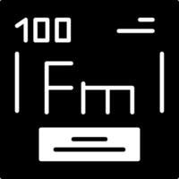 Fermium Icon Design vector