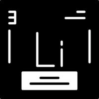 Lithium Icon Design vector