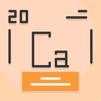 Calcium Icon Design vector