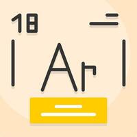 Argon Icon Design vector
