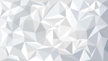 abstract white polygonal background with triangles vector