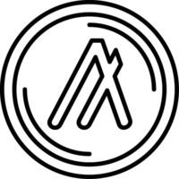 Algorand Icon Design vector