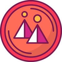 Decentraland Icon Design vector