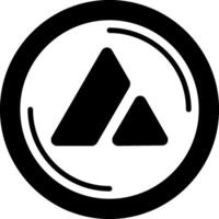 Avalanche Icon Design vector
