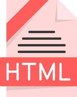 HTML Icon Design vector