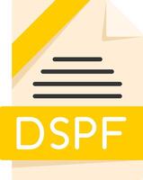 DSPF Icon Design vector