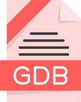 GDB Icon Design vector