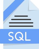 SQL Icon Design vector