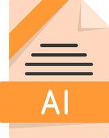 AI Icon Design vector
