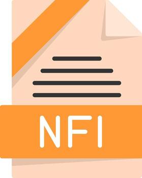NFI Icon Design vector