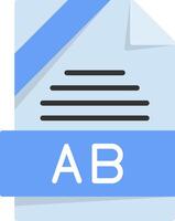 AB Icon Design vector