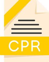 CPR Icon Design vector