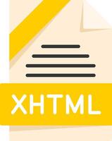 XHTML Icon Design vector