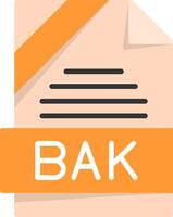 Bak Icon Design vector